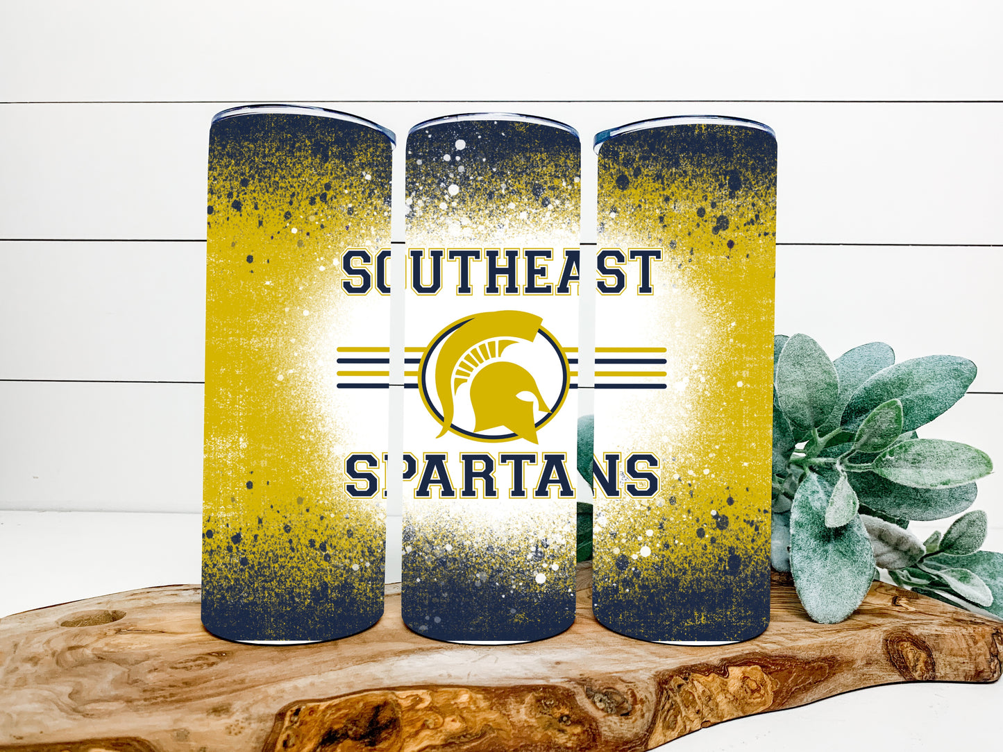 Southeast Spartans Completed 20oz Skinny Tumbler