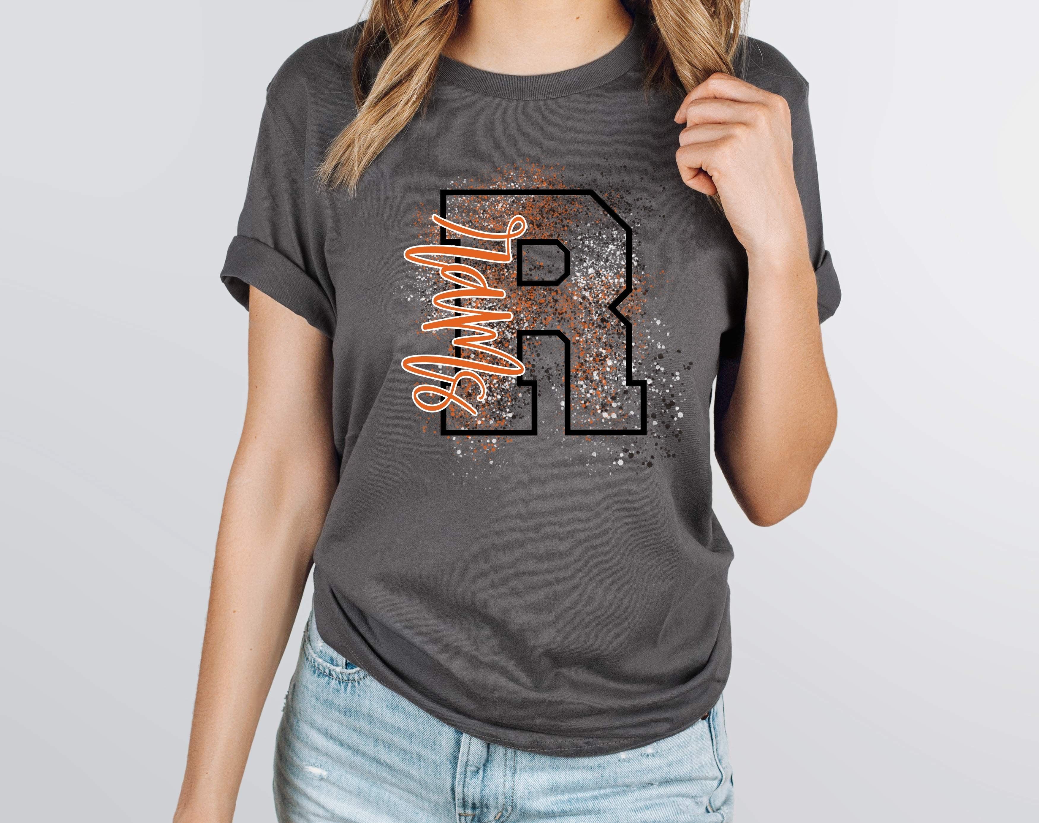 Rams Orange All Over Splatter DTF Transfer - Merch Girls
