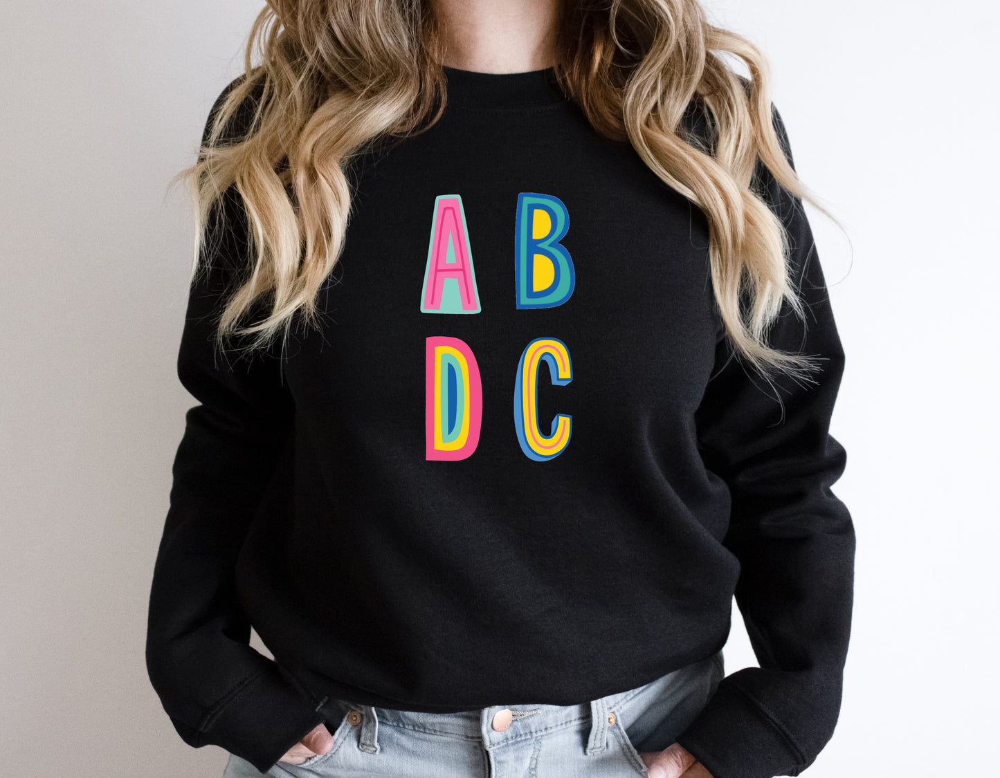 ABDC Colorful Graphic Tee