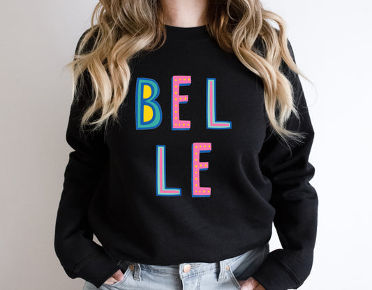 Belle Colorful Graphic Tee