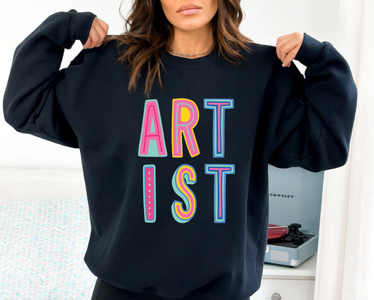 Artist  Colorful Graphic Tee