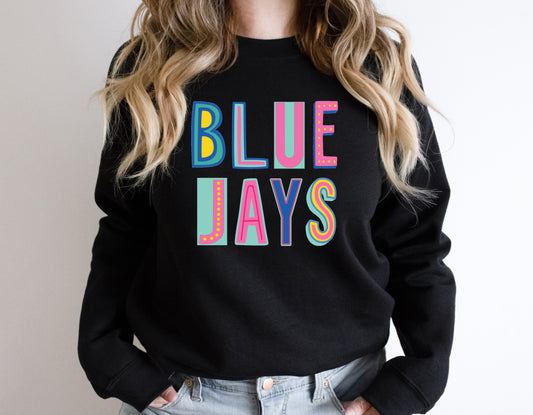 Bluejays  Colorful Graphic Tee