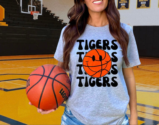 Tigers Basketball Graphic Tee