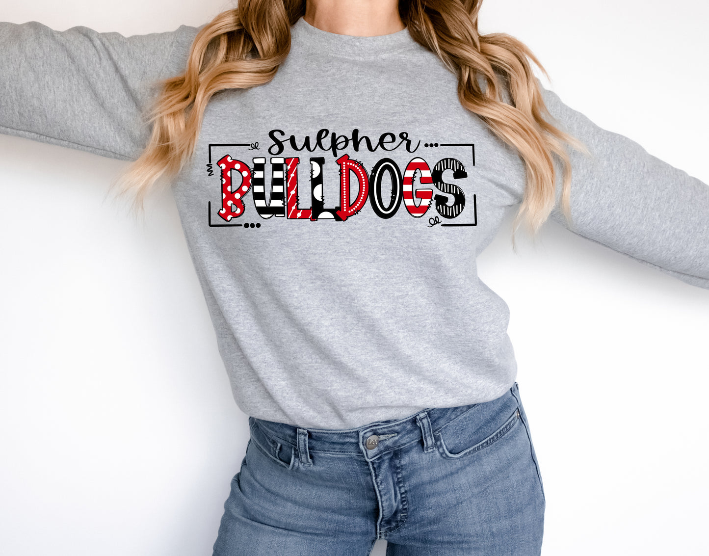 Sulpher Bulldogs Doodle Graphic Tee