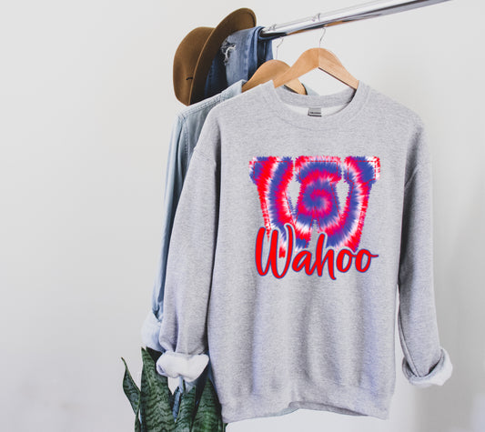 Wahoo Faux Embroidery Graphic Tee