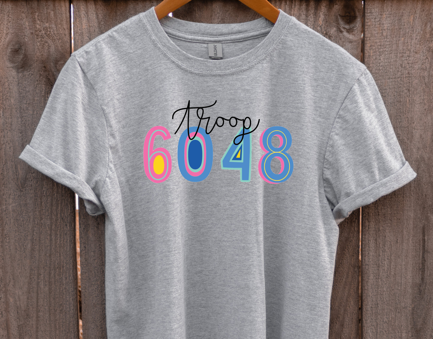 Troop 6048 Colorful Graphic Tee