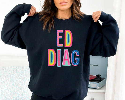 ED Diag Colorful Graphic Tee