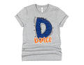 Dance Glitter Varsity Doodle Graphic Tee Graphic Tee - Merch Girls