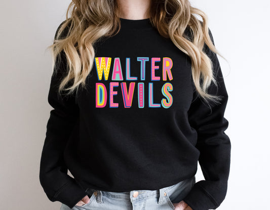 Walters Devils Colorful Graphic Tee