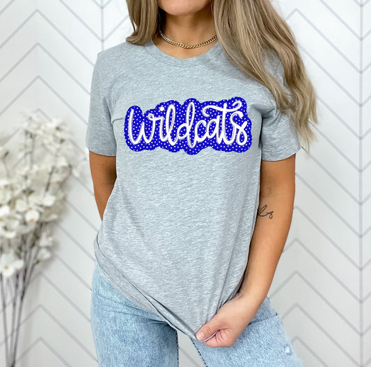 Wildcats Faux Applique