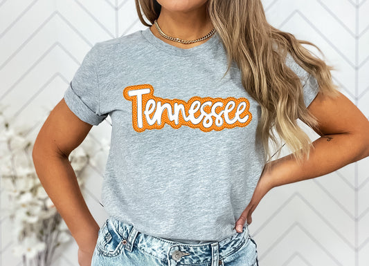 Tennessee Faux Applique Graphic Tee