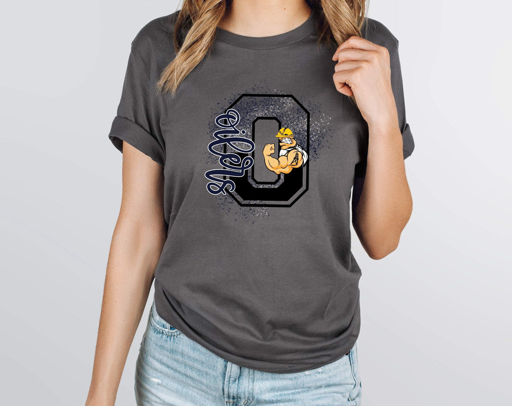Oilers Splatter DTF Transfer - Merch Girls