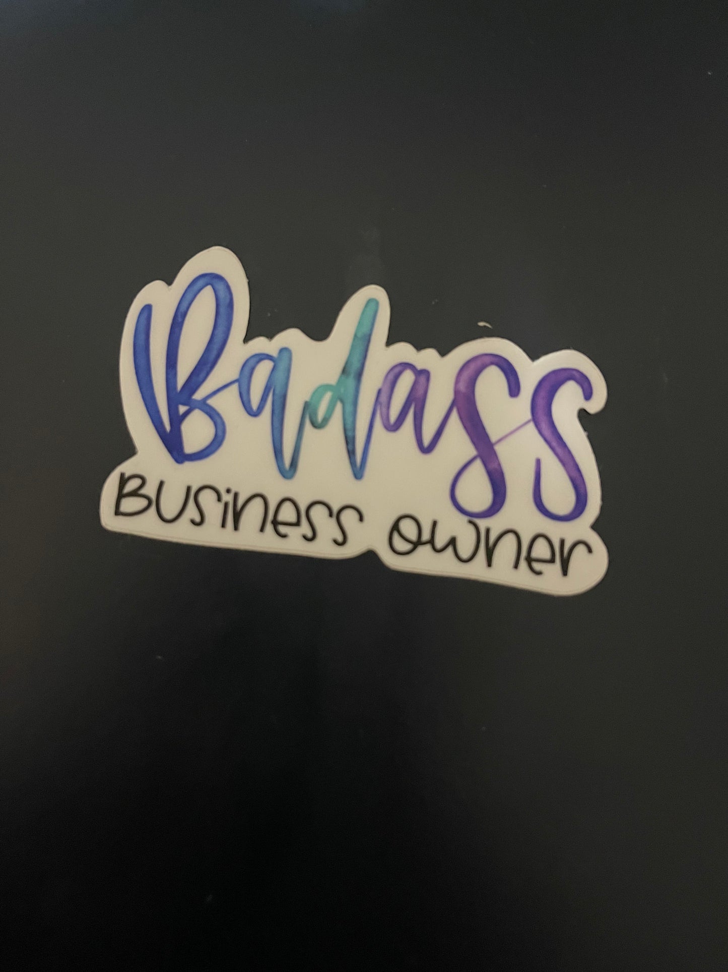 Badass Business Owner Sticker