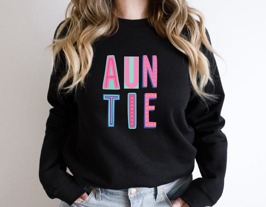 Auntie Colorful Graphic Tee