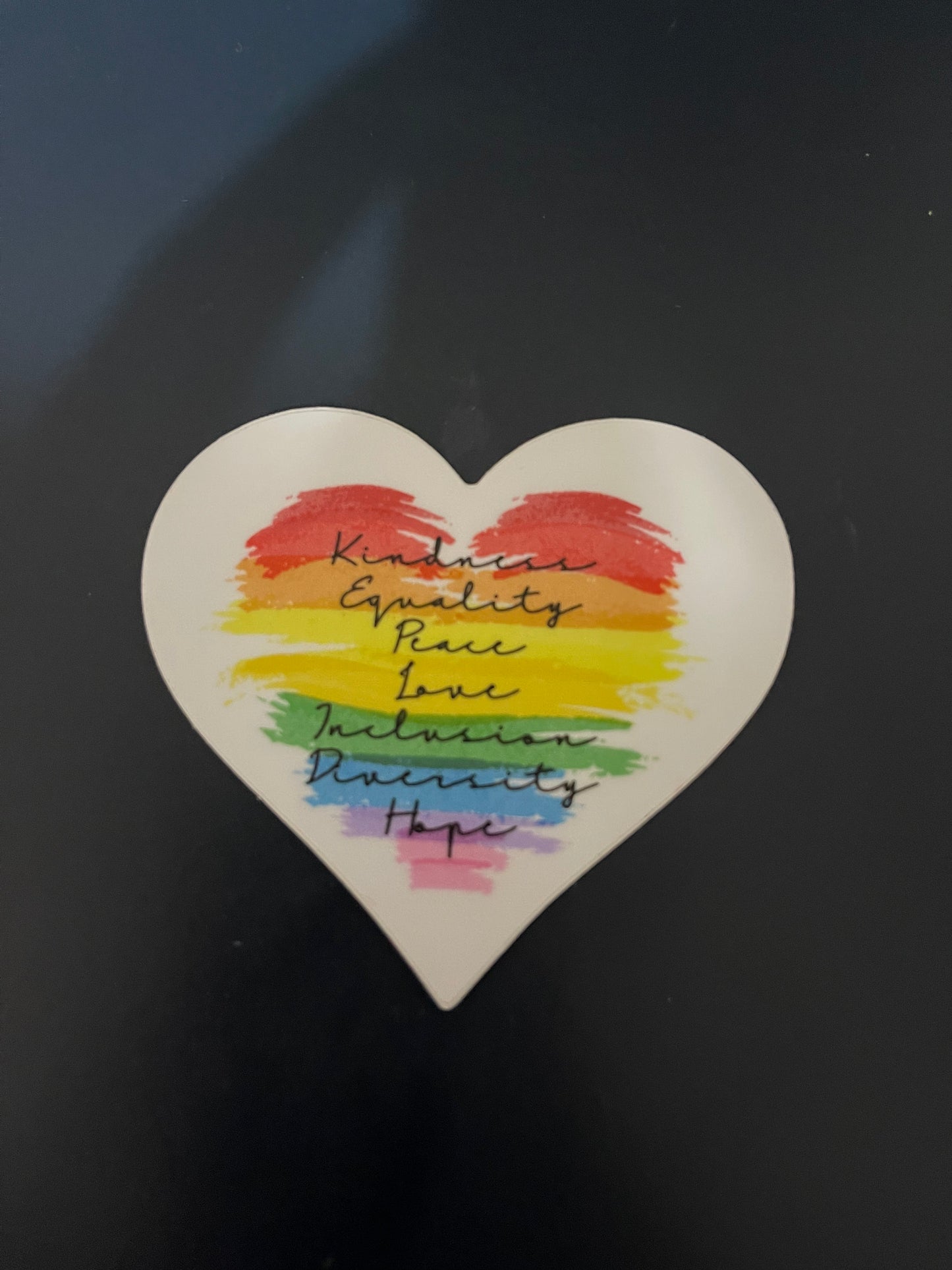 Equality Heart Cut Sticker