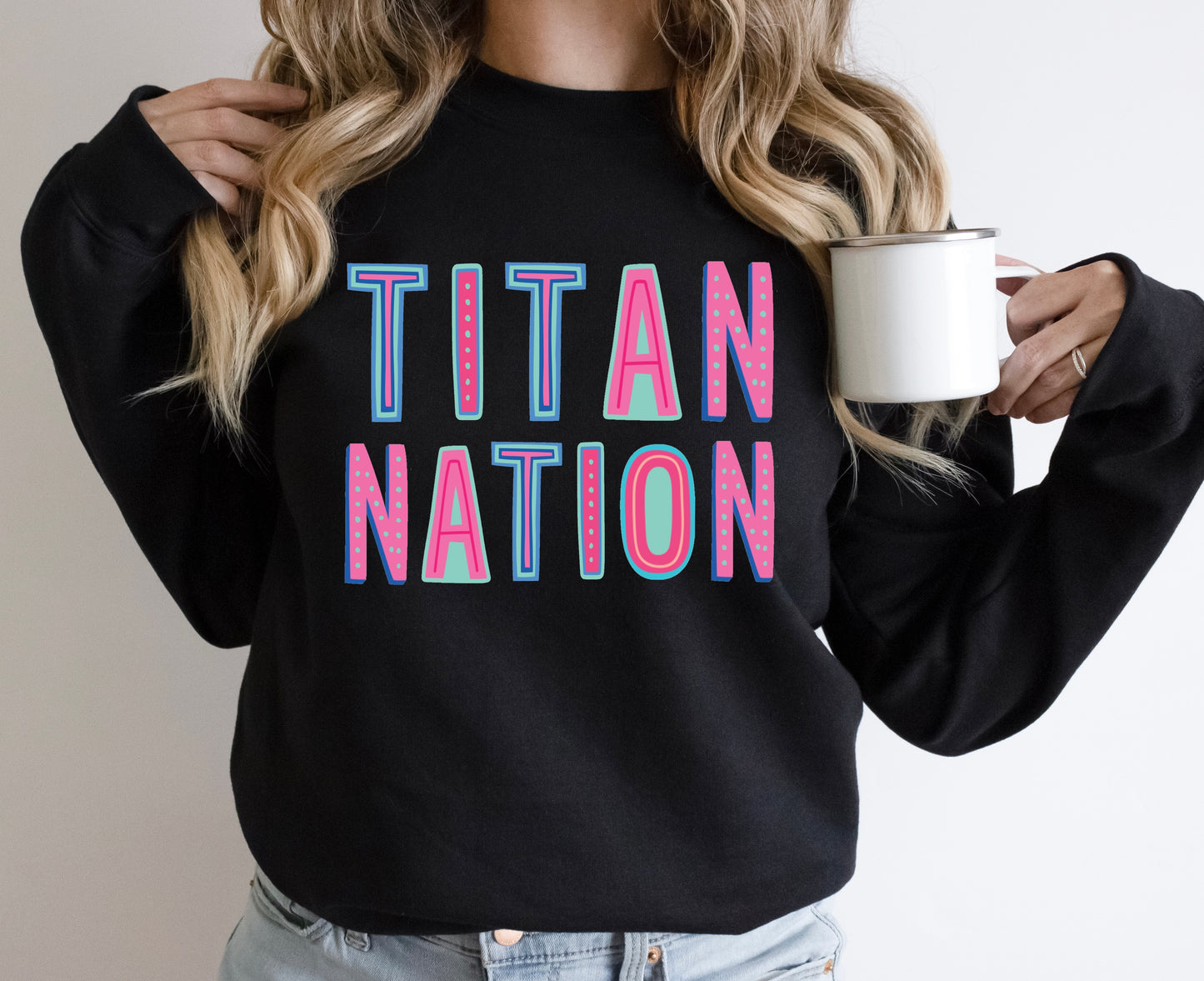 Titan Nation Colorful Graphic Tee