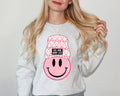 Love More Worry Less Valentine's Day Graphic Sweatshirt - Merch Girls
