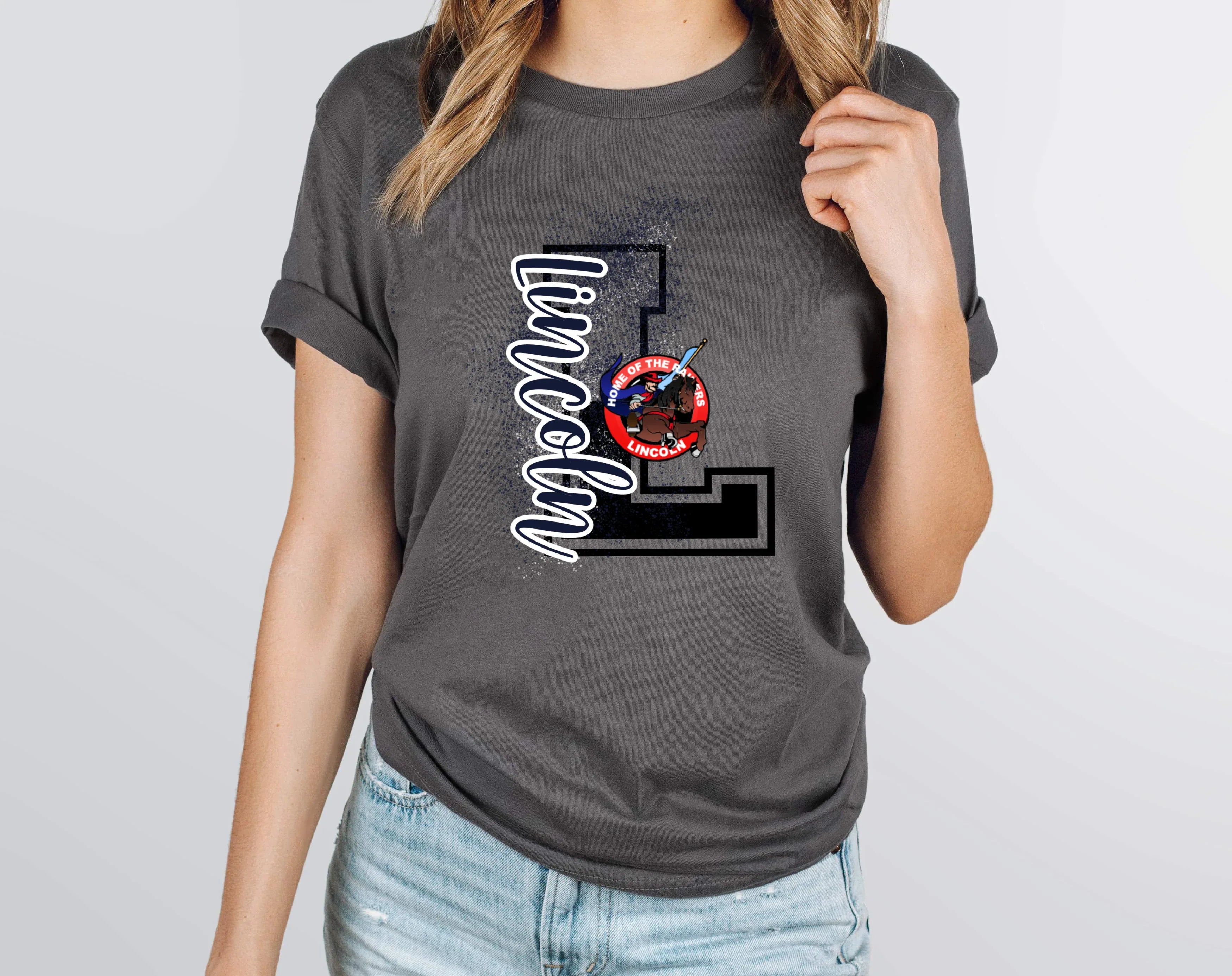 Lincoln Splatter DTF Transfer - Merch Girls