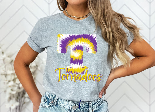 Tornadoes Faux Embroidery Graphic Tee