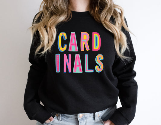 Cardinals Colorful Graphic Tee