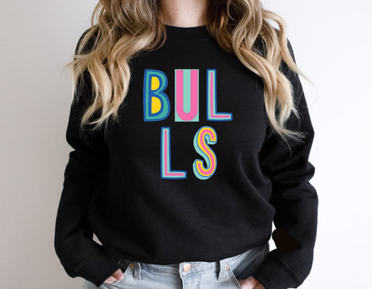 Bulls Colorful Graphic Tee