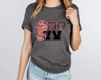 Wildcats Red Splatter DTF Transfer - Merch Girls