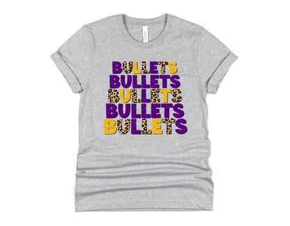 Bullets Stacked Repeating Graphic Tee