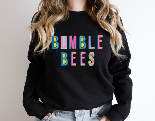 Bumblebees Colorful Graphic Tee