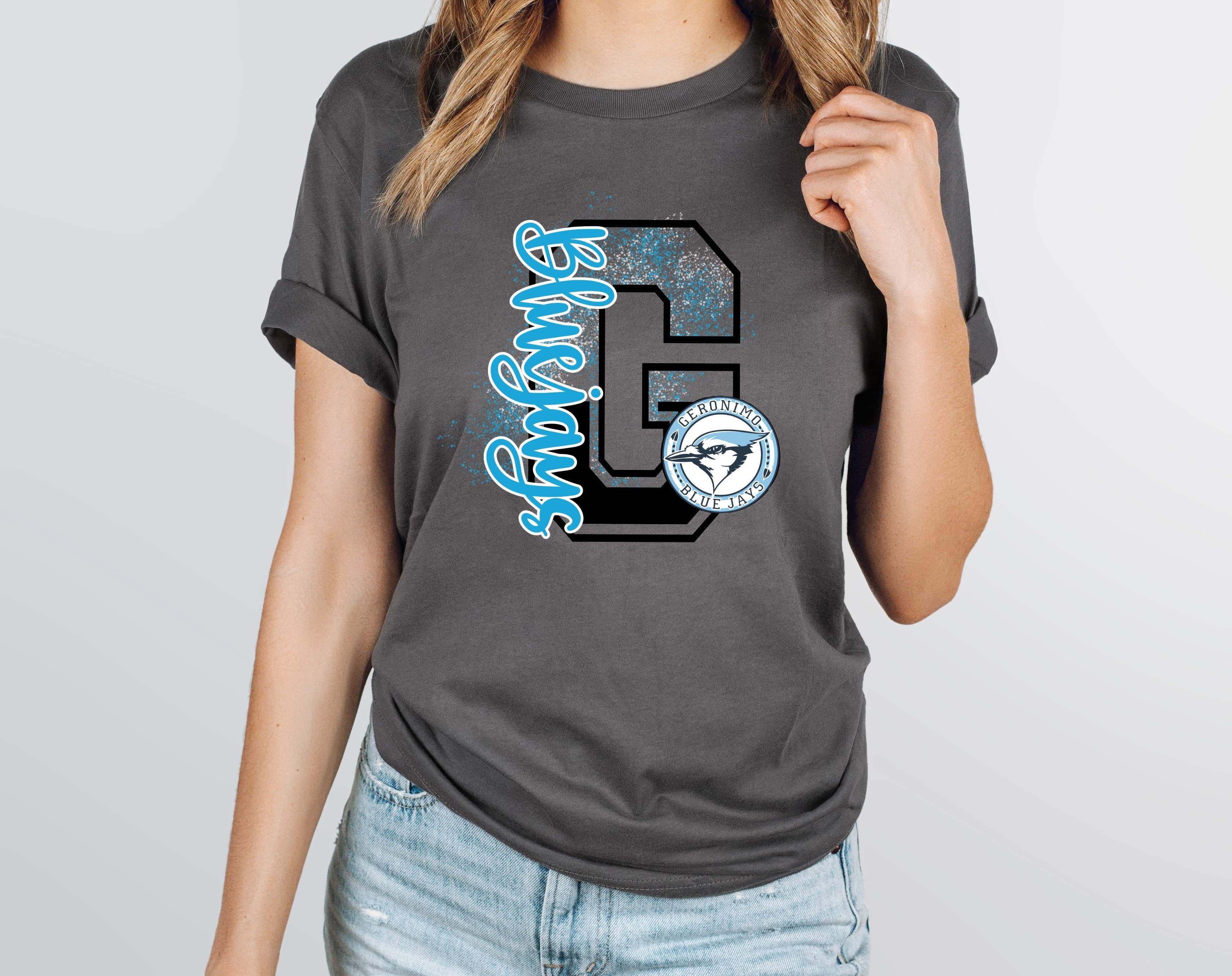 Bluejays Splatter DTF Transfer - Merch Girls