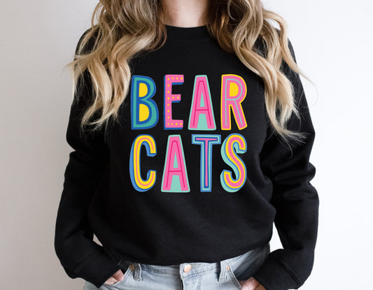 Bearcats  Colorful Graphic Tee