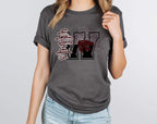 Wildcats Maroon Splatter DTF Transfer - Merch Girls