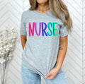 Nurse Scribble Doodle Graphic Tee - Merch Girls