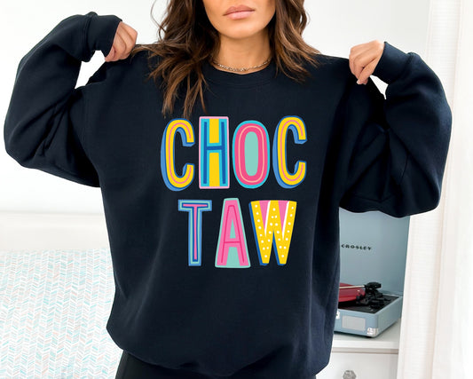 Choctaw Colorful Graphic Tee