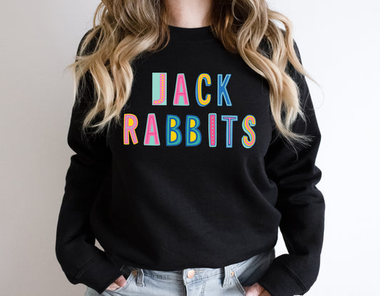 Jack Rabbits Colorful Graphic Tee