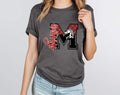 Mustangs Red Checkered DTF Transfer - Merch Girls