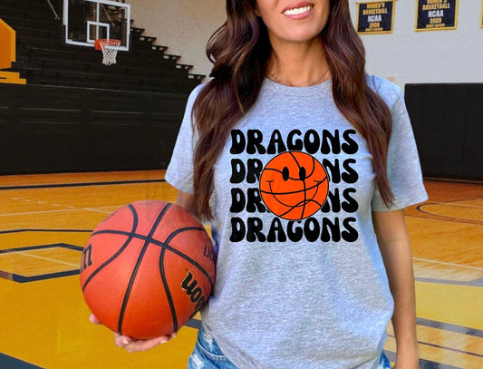 Dragons Basketball Graphic Tee