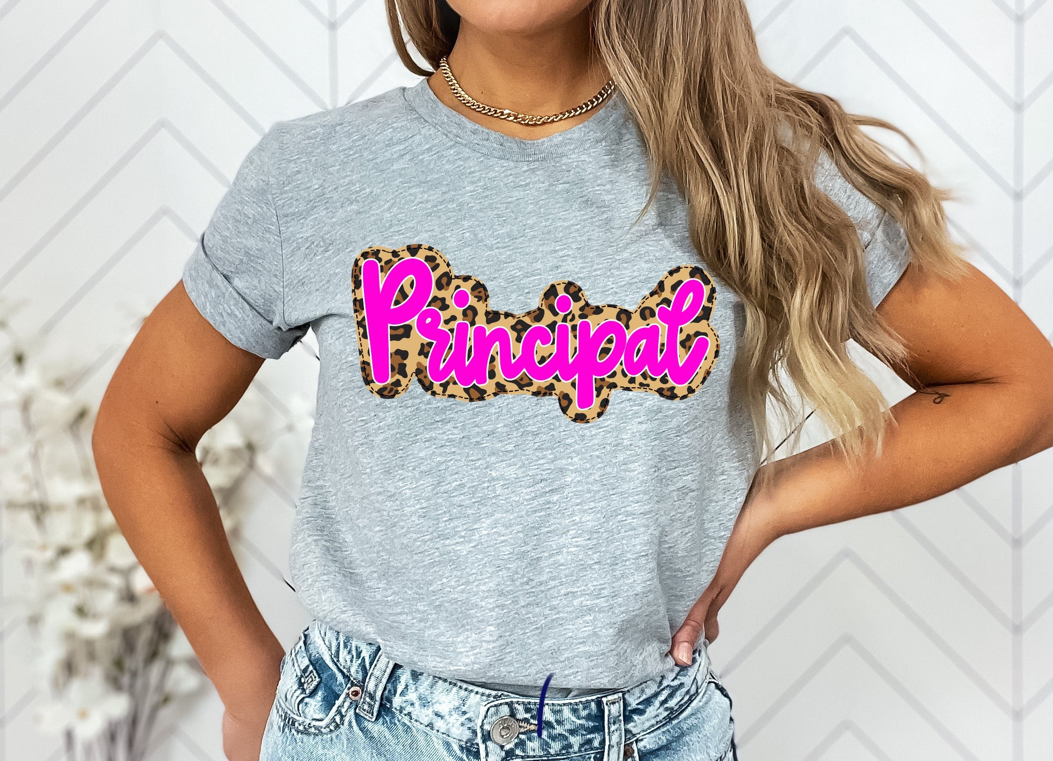 Principal Faux Applique Graphic Tee