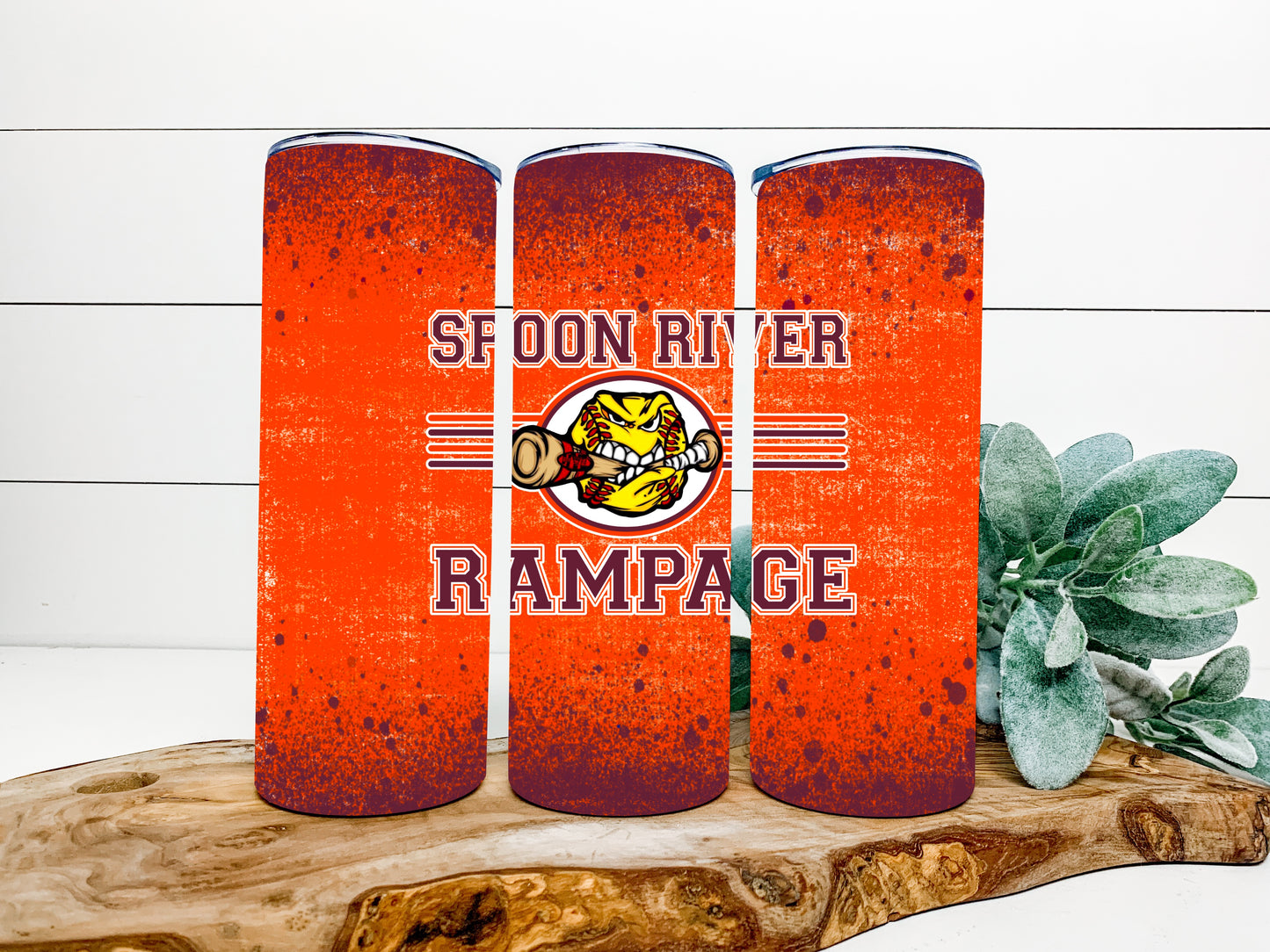 Spoon River Rampage Completed 20oz Skinny Tumbler