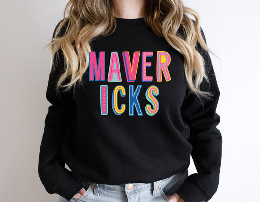 Mavericks Colorful Graphic Tee