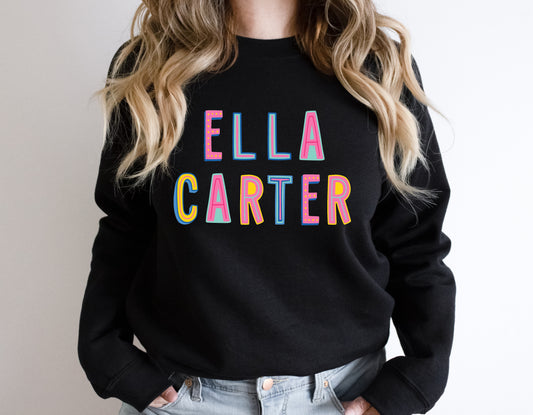 Ella Carter Colorful Graphic Tee