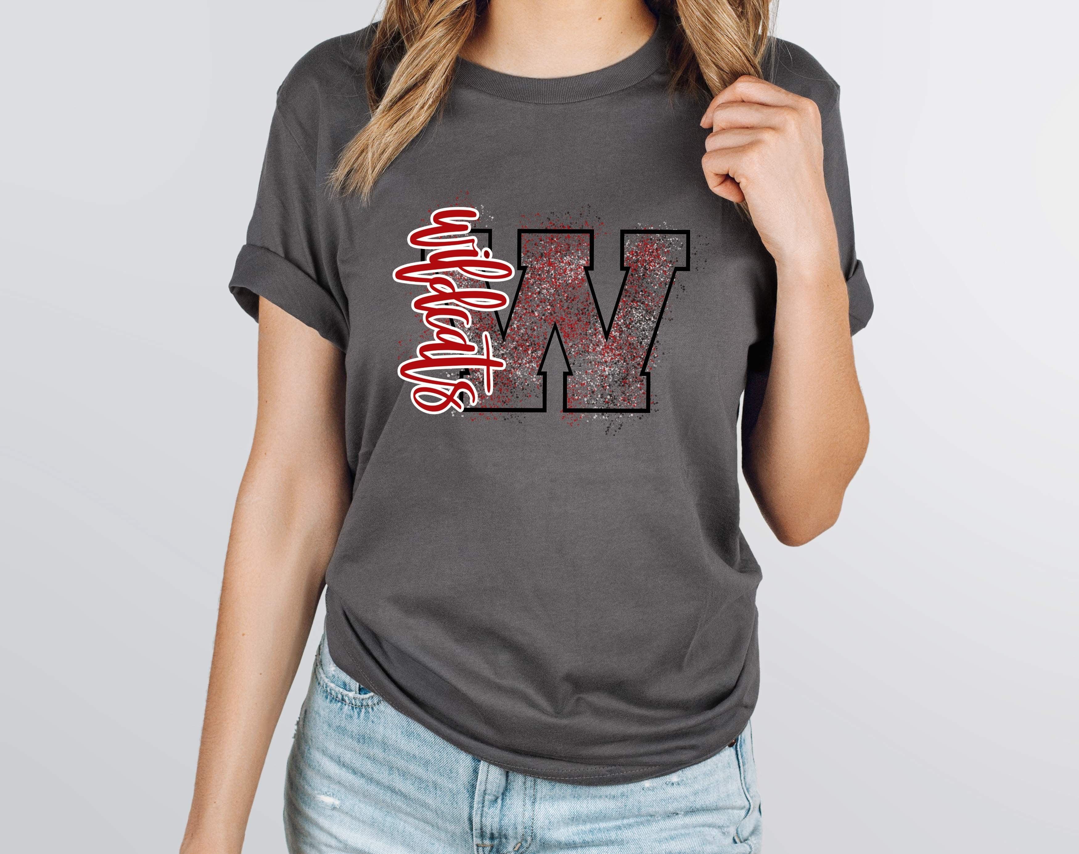 Wildcats Red All Over Splatter DTF Transfer - Merch Girls
