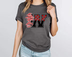 Wildcats Checkered DTF Transfer - Merch Girls