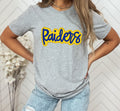 Raiders Blue/Yellow Faux Applique Graphic Tee