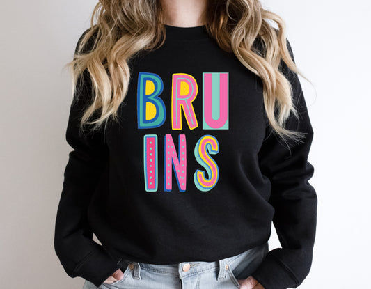 Bruins  Colorful Graphic Tee