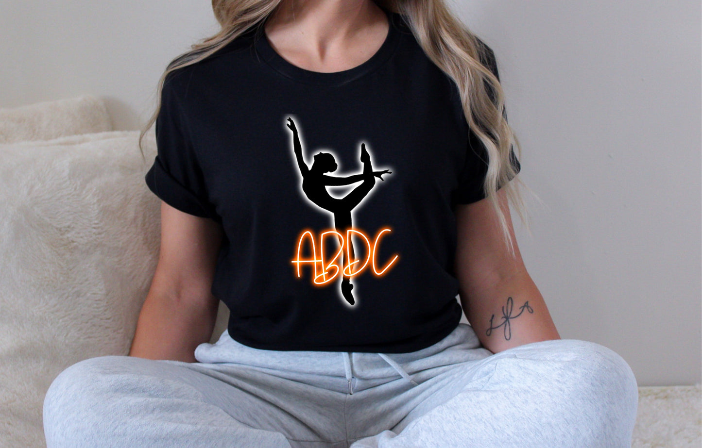 ABDC Neon Mascot Graphic Tee - DTG ONLY
