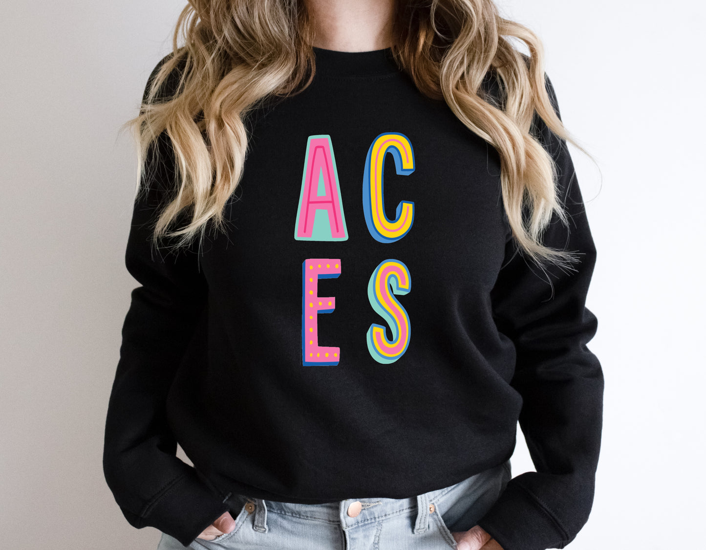 ACES Colorful Graphic Tee