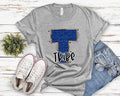 Tribe Glitter Varsity Doodle Graphic Tee Graphic Tee - Merch Girls