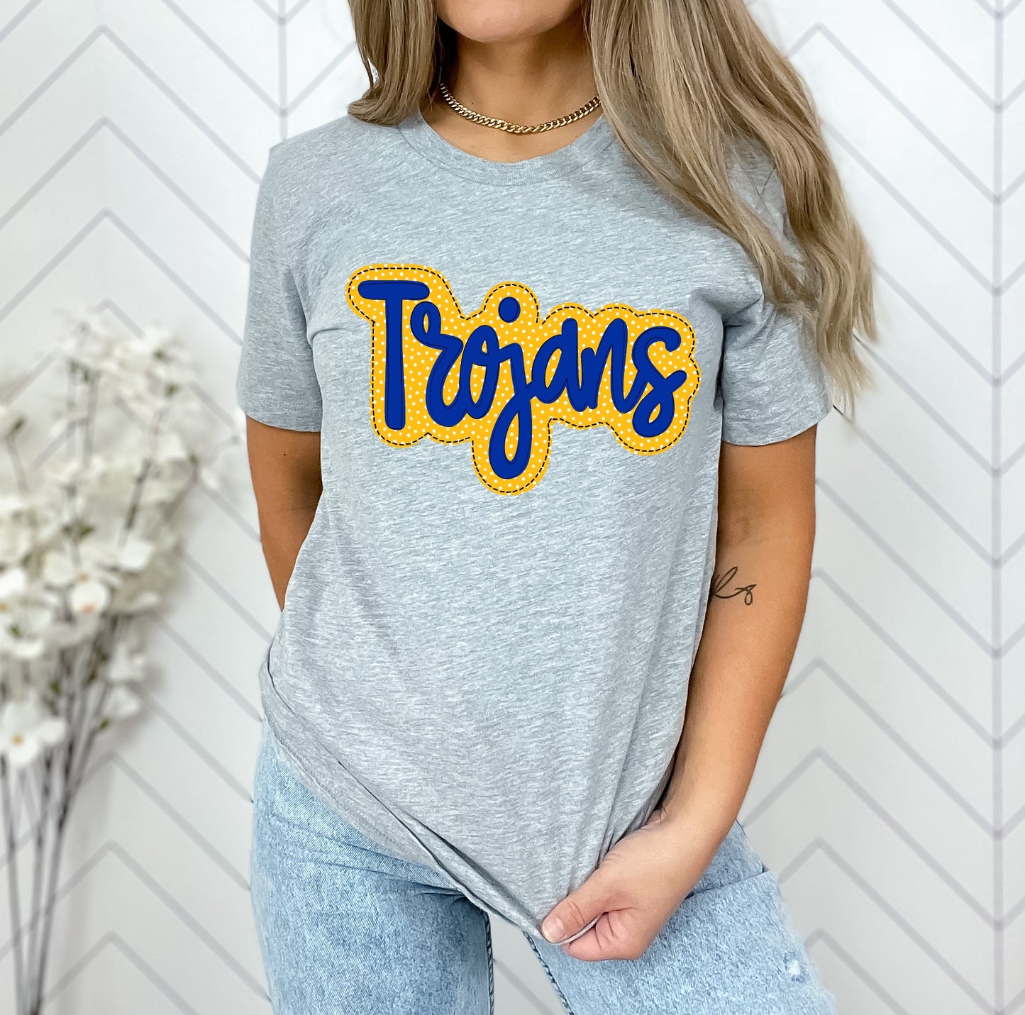 Trojans Faux Applique