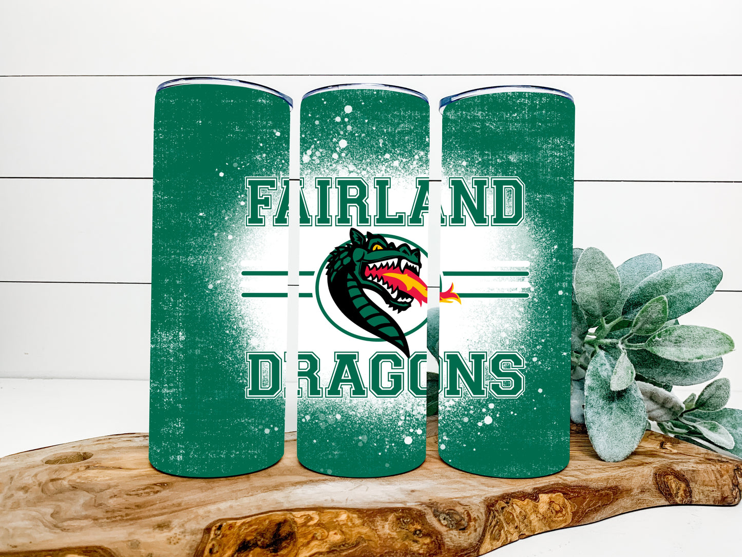 Fairland Dragons Completed 20oz Skinny Tumbler