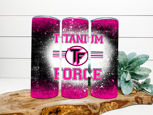 Titanium Force Completed 20oz Skinny Tumbler